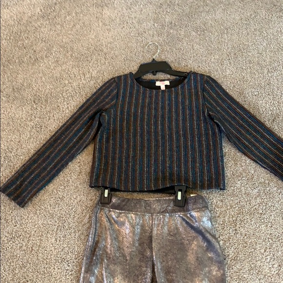 Metallic Two Piece Suit NWT - Picture 2 of 6